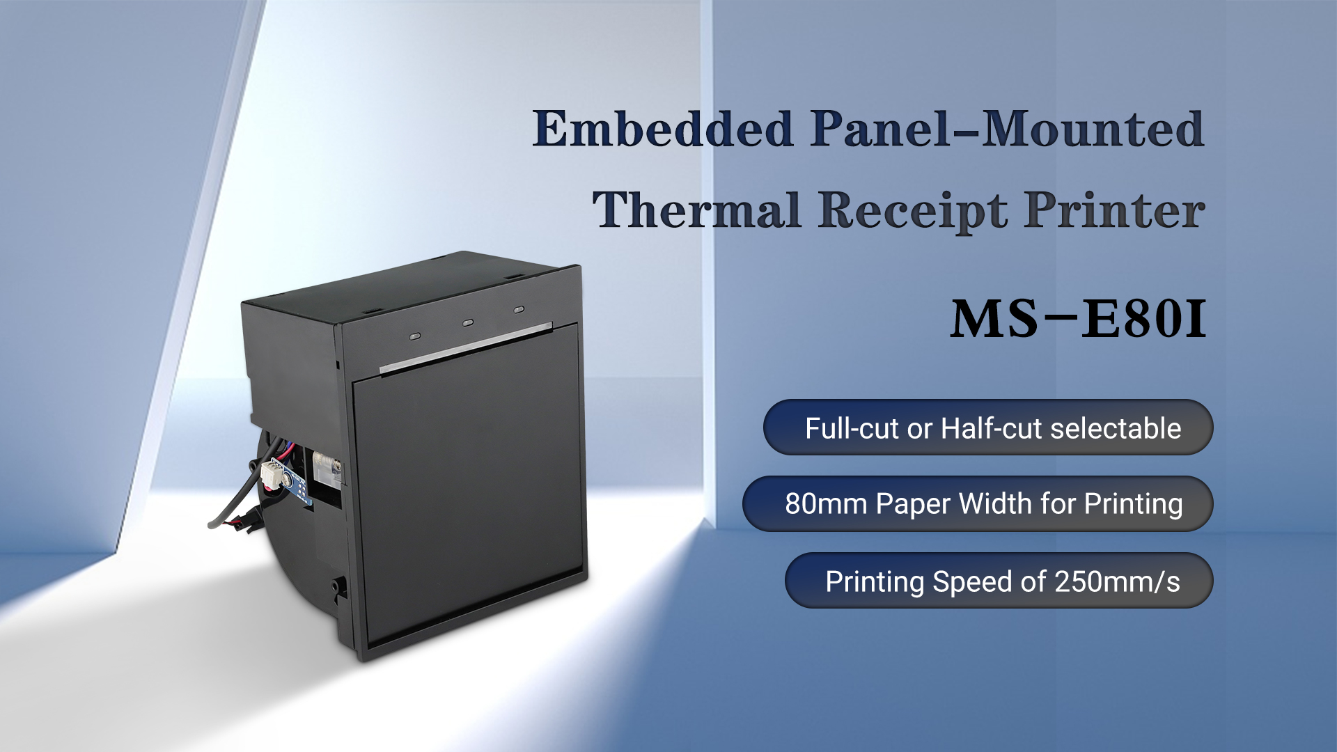 MASUNG 80MM Embedded Panel Self-service Printer MS-E80I for Self-service Ordering Machines